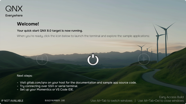 Refreshed QNX Quick Start, Custom Image Builds, and More Samples!
